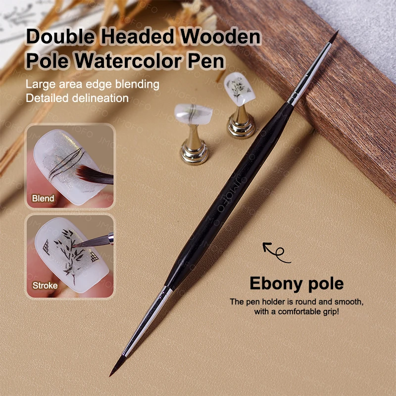 Double End Stripe Nail Art Liner Brush Sandalwood Handle Line Drawing Pen Dual End Uv Gel Painting Brushes Manicure Nail Tool
Double End Stripe Nail Art Liner Brush Sandalwood Handle Line Drawing Pen Dual End Uv Gel Painting Brushes Manicure Nail Tool