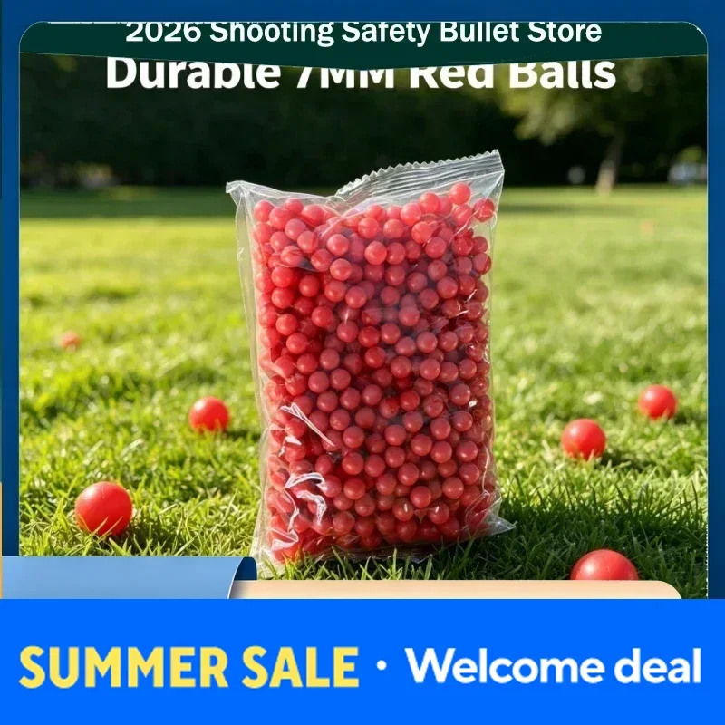 2028cool Kids Safe 7MM Red Soft Elastic Balls Lightweight Outdoor Game Toy Fittings 500Pcs/Bag
2028cool Kids Safe 7MM Red Soft Elastic Balls Lightweight Outdoor Game Toy Fittings 500Pcs/Bag