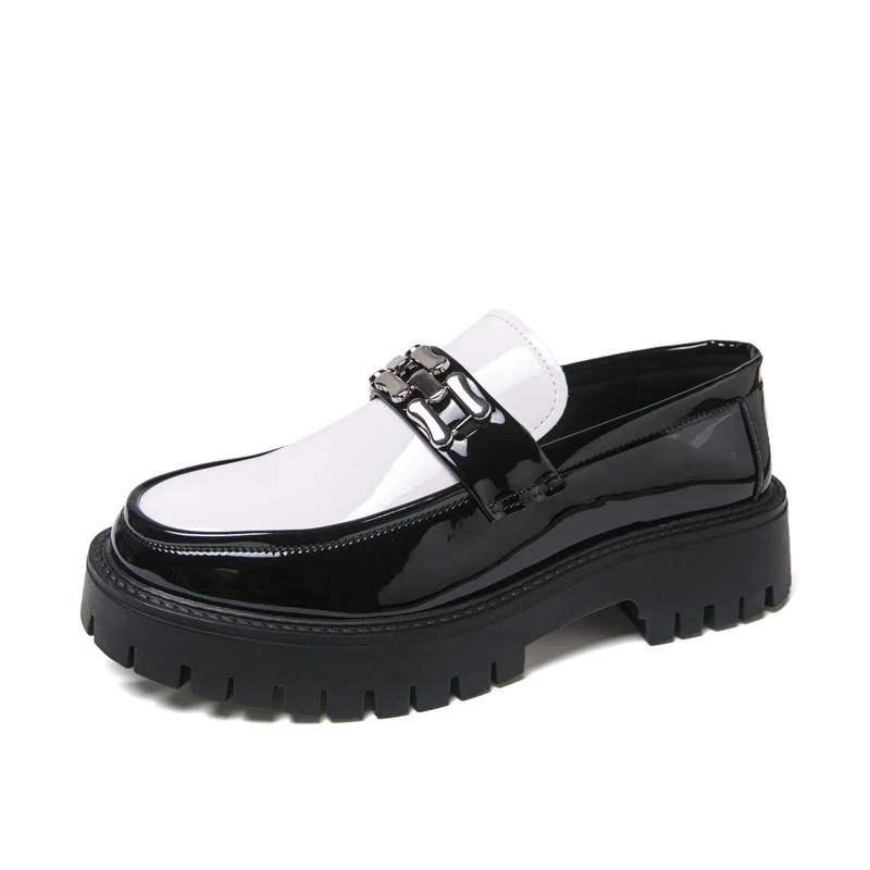 Men Height Increasing Loafers Patent Leather Thick Sole Business Casual Leather Shoes Comfortable Formal Dress Shoes Plus Size
Men Height Increasing Loafers Patent Leather Thick Sole Business Casual Leather Shoes Comfortable Formal Dress Shoes Plus Size