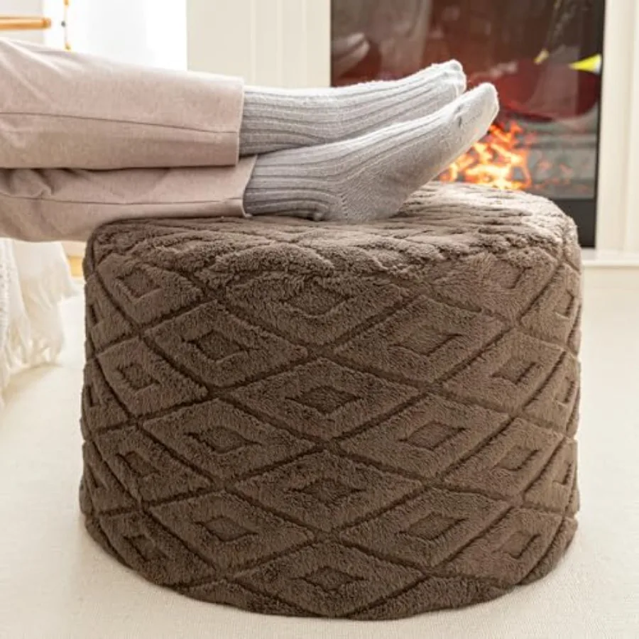 Round Pouf Ottoman 20 x 20 x 14 Inch Boho Poof Home Decor Floor Pouffe Ottoman Feet Rest for Couch Sofa Bean Bag Chairs Living
Round Pouf Ottoman 20 x 20 x 14 Inch Boho Poof Home Decor Floor Pouffe Ottoman Feet Rest for Couch Sofa Bean Bag Chairs Living