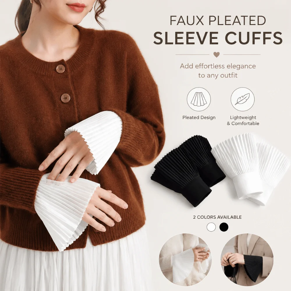 Ruffles Pleated Detachable Cuffs Chiffon Ruched Fake Flared Sleeves Hand Wrist Cuffs White Lace Fake Sleeves Cuff Cosplay Party
Ruffles Pleated Detachable Cuffs Chiffon Ruched Fake Flared Sleeves Hand Wrist Cuffs White Lace Fake Sleeves Cuff Cosplay Party