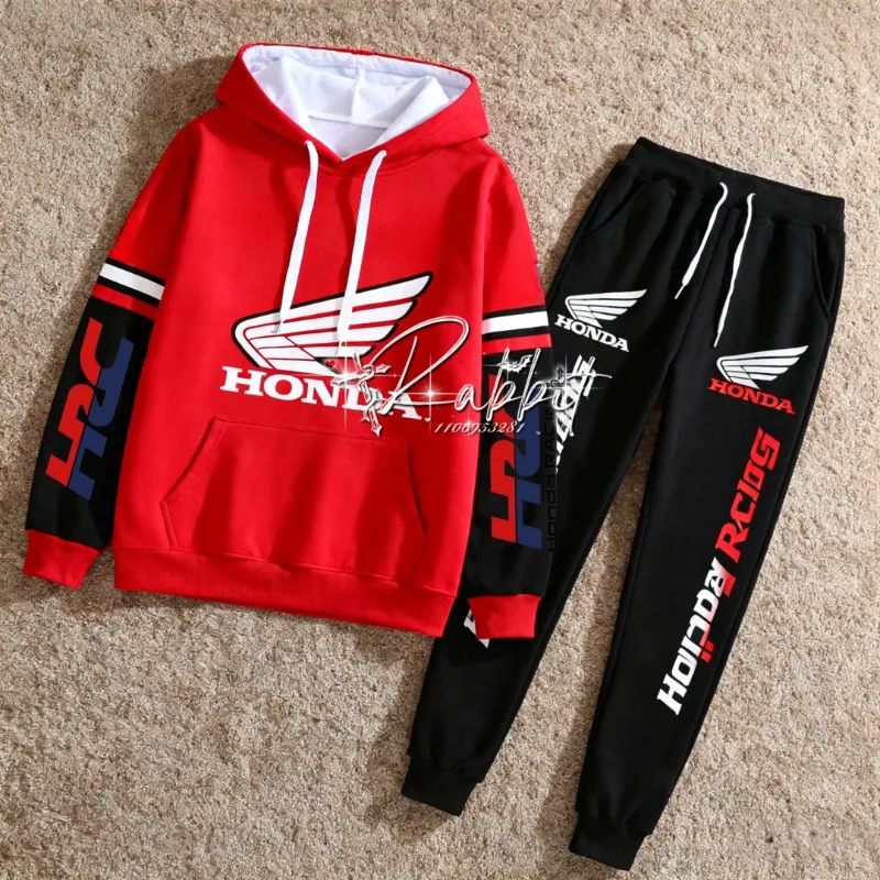 2025/26 Autumn and Winter New Honda Racing Team Cycling Set Fashion Retro Hoodie Two Piece Set Sports and Leisure Pants Set
2025/26 Autumn and Winter New Honda Racing Team Cycling Set Fashion Retro Hoodie Two Piece Set Sports and Leisure Pants Set