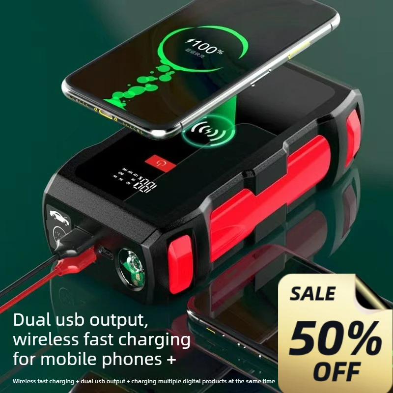 M10 12V Car Motorcycle Jump Starter Power Bank Emergency Battery Booster with Clamps for Outdoor
M10 12V Car Motorcycle Jump Starter Power Bank Emergency Battery Booster with Clamps for Outdoor