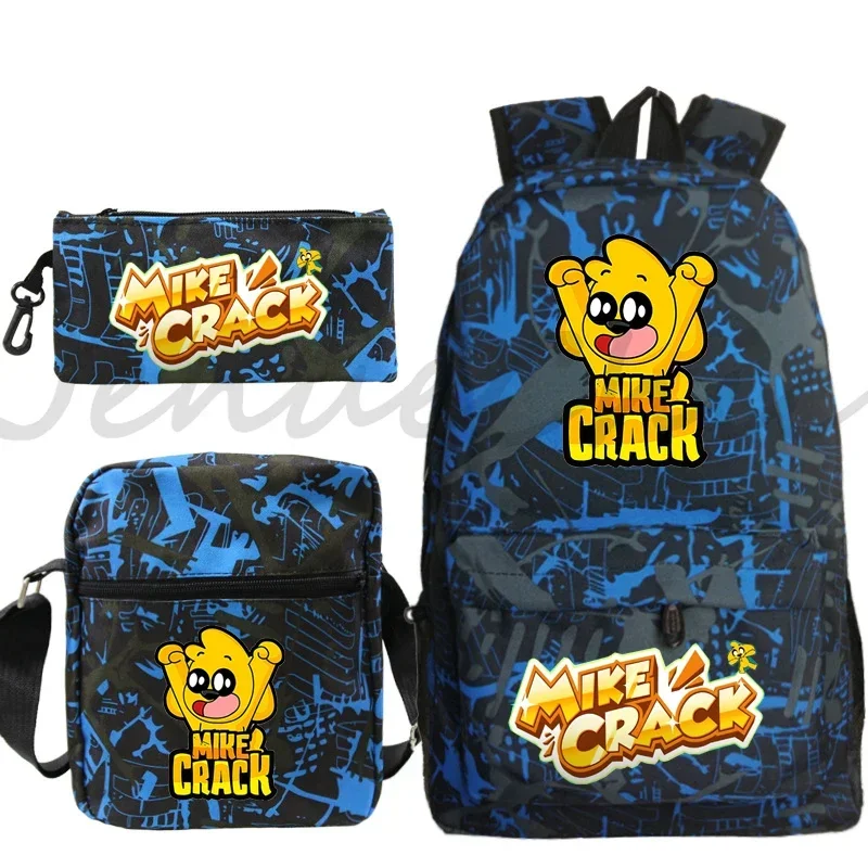 3pcs Anime Mikecrack Backpacks Cartoon Schoolbag with Shoulder Bag Pencil Case Lightweight Knapsacks Gifts for Student Rucksack
3pcs Anime Mikecrack Backpacks Cartoon Schoolbag with Shoulder Bag Pencil Case Lightweight Knapsacks Gifts for Student Rucksack