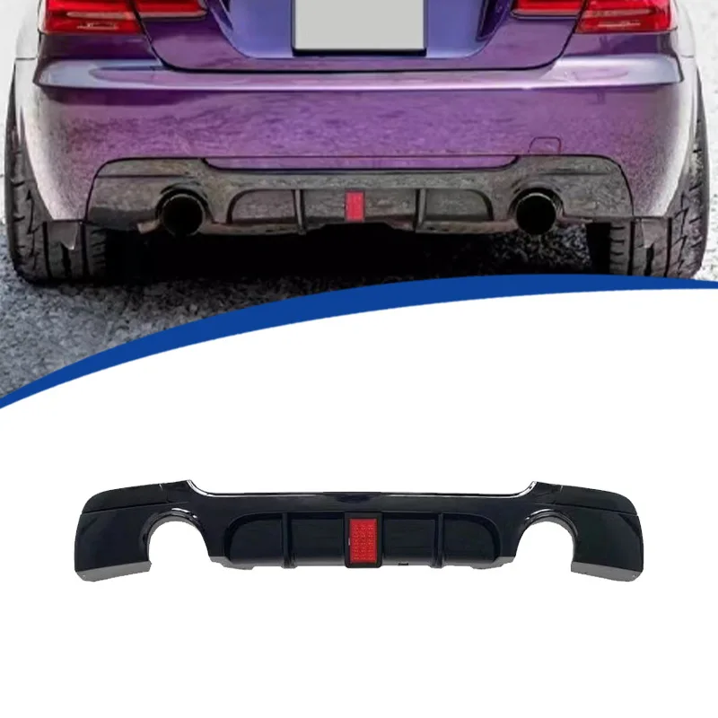 For BMW 3 Series E92 2 Door 2005-2012 MP Style LED Rear Diffuser Splitter Lip Replacement PP Material Gloss Black
For BMW 3 Series E92 2 Door 2005-2012 MP Style LED Rear Diffuser Splitter Lip Replacement PP Material Gloss Black