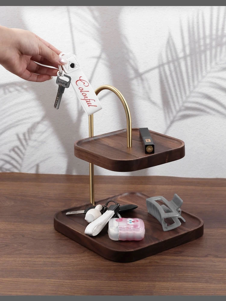 Modern Minimalist Double Layered Wood Nut Candy Tray Key Holder Shelf Creative Polished Laser Engraving Pure Color Design
Modern Minimalist Double Layered Wood Nut Candy Tray Key Holder Shelf Creative Polished Laser Engraving Pure Color Design