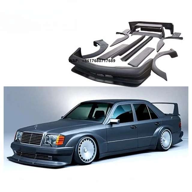 For Benz W124 E Class Wide Body Kit W124 Upgrade WideBody Front Rear Bumper Side Skirt Fender Spoiler
For Benz W124 E Class Wide Body Kit W124 Upgrade WideBody Front Rear Bumper Side Skirt Fender Spoiler