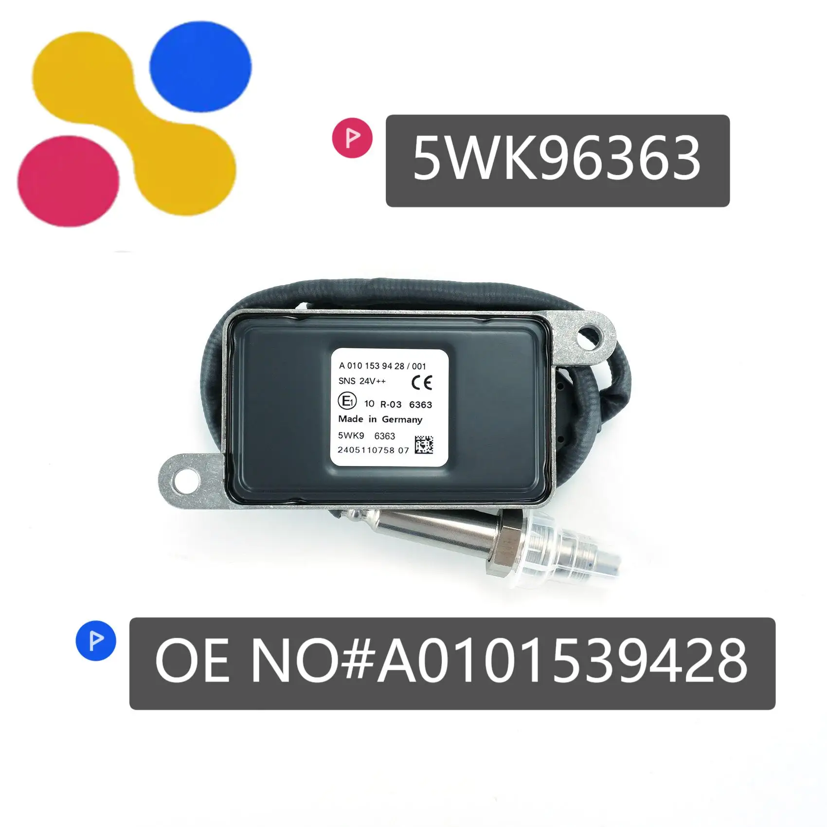 A0101539428 5WK96363 Nitrogen Oxide Sensor 5WK9 6363 Spare Parts NOx Sensor Fits For Mercedes-Benz Truck 24V
A0101539428 5WK96363 Nitrogen Oxide Sensor 5WK9 6363 Spare Parts NOx Sensor Fits For Mercedes-Benz Truck 24V
