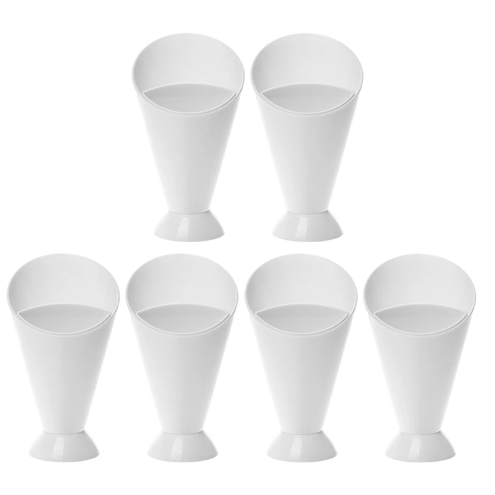 6pcs Salad Cup French Fry Dipping Cups White PP Material Easy Storage Suitable Vegetables Ketchup Sauce Holder Party Supplies
6pcs Salad Cup French Fry Dipping Cups White PP Material Easy Storage Suitable Vegetables Ketchup Sauce Holder Party Supplies