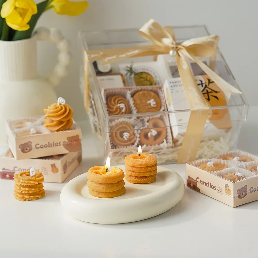 Handmade Biscuit Cookie Box Candle Scented Candle Aromatherapy Soy Wax Candle Wedding Birthday Candles Party Home Decoration
Handmade Biscuit Cookie Box Candle Scented Candle Aromatherapy Soy Wax Candle Wedding Birthday Candles Party Home Decoration
