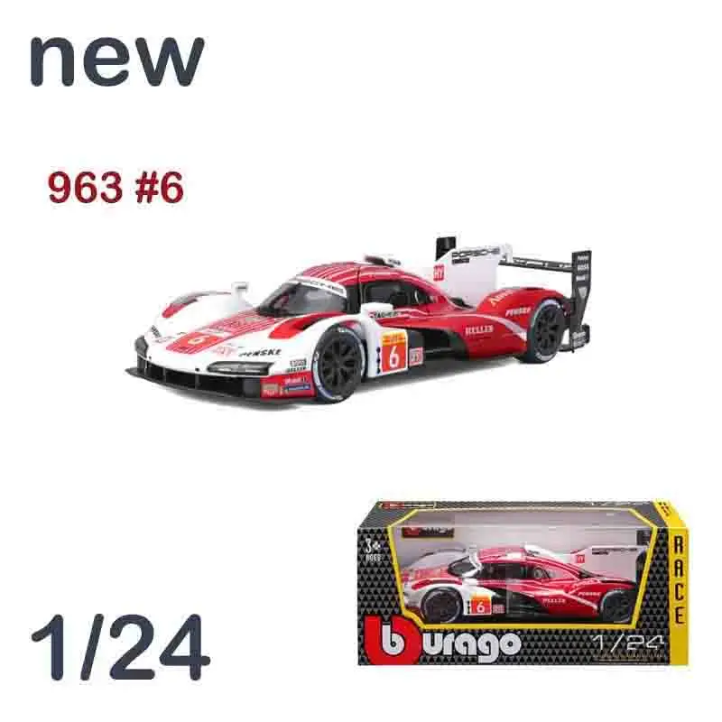 Ббраго 1:24 Porsche 963 # 6, роскошный автомобиль из сплава Cayenne, литая под давлением модель автомобиля, коллекция игрушек, подарок на день рождения
Ббраго 1:24 Porsche 963 # 6, роскошный автомобиль из сплава Cayenne, литая под давлением модель автомобиля, коллекция игрушек, подарок на день рождения