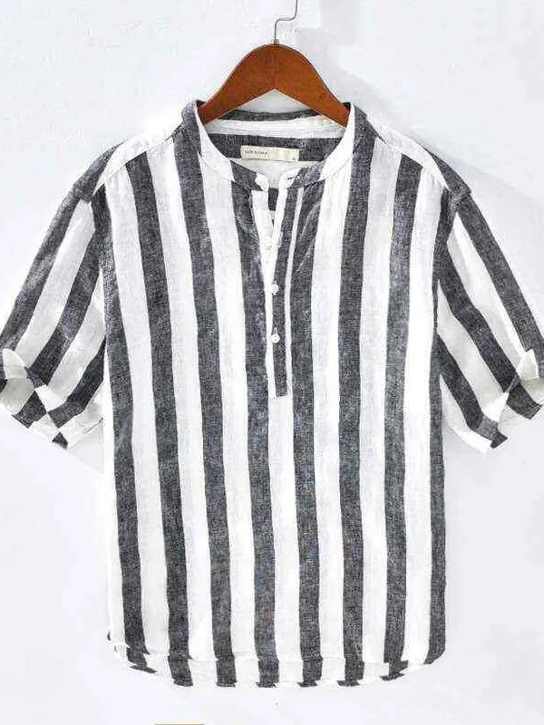 Loose Fit Short Sleeve Shirt Men's Casual Lightweight Cotton Pullover Literary Design Desert Style Ice Sensation
Loose Fit Short Sleeve Shirt Men's Casual Lightweight Cotton Pullover Literary Design Desert Style Ice Sensation