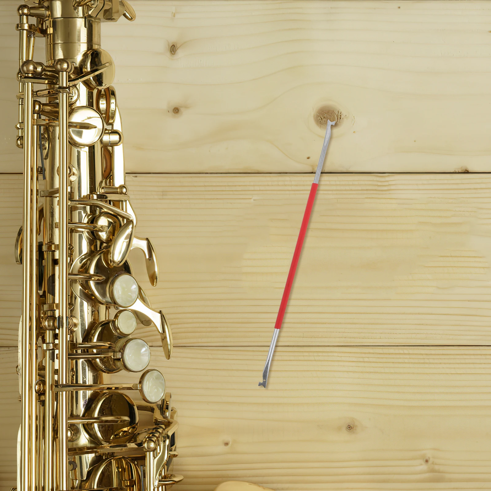 Double-Ended Saxophone Clarinet Flute Repair Tool Precision Spring Hook for Soprano Alto Saxophone Maintenance Musician Repair