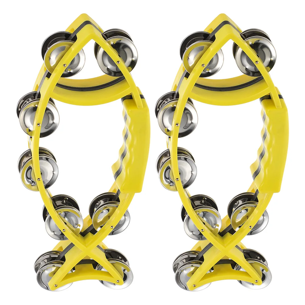 2 Pcs Kids Toys Hand Bell Baby Musical Instruments Tambourine Bells Yellow Children's
2 Pcs Kids Toys Hand Bell Baby Musical Instruments Tambourine Bells Yellow Children's