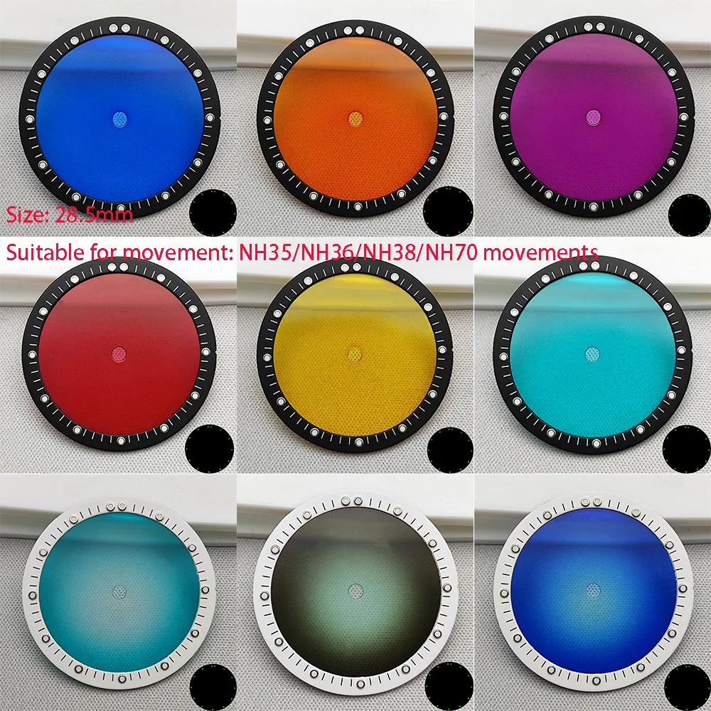 28.5mm NH35/NH36/NH38/NH72 dial watch dial green/blue luminous suitable for NH35/NH36/NH38/NH72 movements watch accessories r
28.5mm NH35/NH36/NH38/NH72 dial watch dial green/blue luminous suitable for NH35/NH36/NH38/NH72 movements watch accessories r