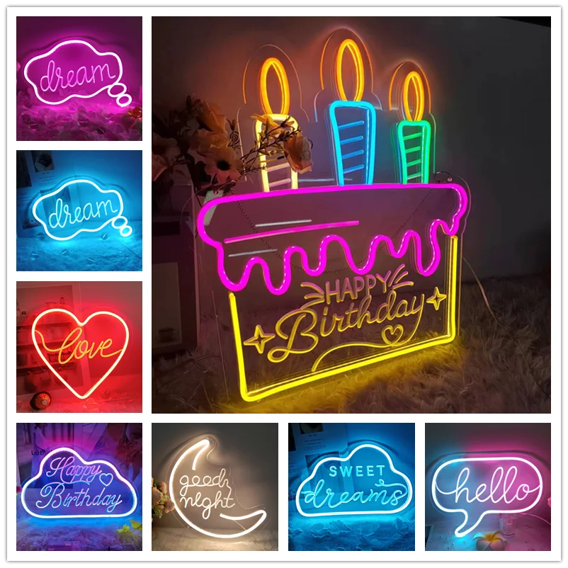 Led Happy Birthday Neon Sign Light Wedding Birthday Party Wall Decor USB Powered Hello Crown Hanging Neon Light Home Decoration
Led Happy Birthday Neon Sign Light Wedding Birthday Party Wall Decor USB Powered Hello Crown Hanging Neon Light Home Decoration