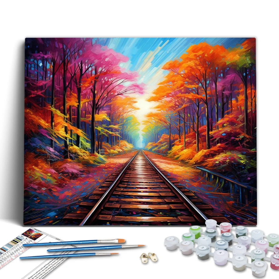 RUOPOTY Paint By Numbers Canvas Picture Crafts Supplies Adults Paint Kit Landscape Colorful Tree Diy Paintings On Number Drawing
RUOPOTY Paint By Numbers Canvas Picture Crafts Supplies Adults Paint Kit Landscape Colorful Tree Diy Paintings On Number Drawing