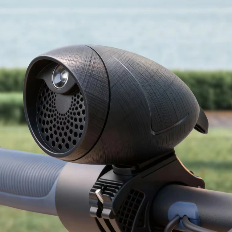 Eye-catching waterproof bicycle light, custom sound bell, multi-audio IP65 rechargeable 1200mAh 6 volumes, headlight speaker USB
Eye-catching waterproof bicycle light, custom sound bell, multi-audio IP65 rechargeable 1200mAh 6 volumes, headlight speaker USB
