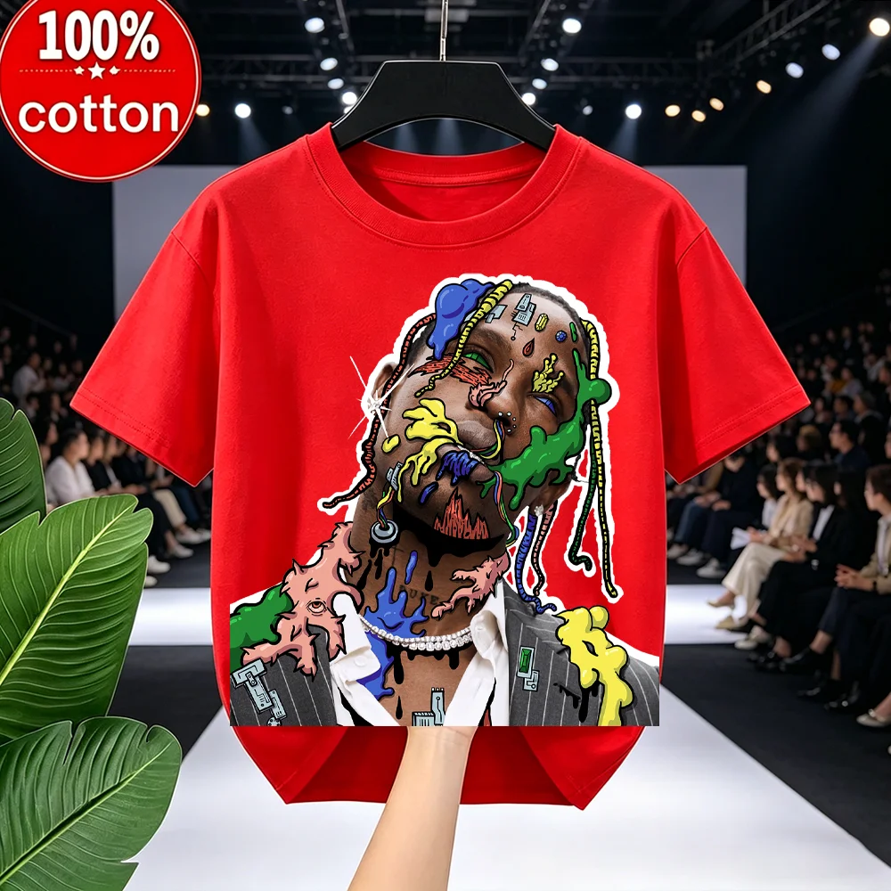 Psychedelic Art Print T-shirt 100% Cotton O-neck Short Sleeve Tshirt Y2K Hip Hop Streetwear Fashion Casual UnisexTees Fans Gift
Psychedelic Art Print T-shirt 100% Cotton O-neck Short Sleeve Tshirt Y2K Hip Hop Streetwear Fashion Casual UnisexTees Fans Gift