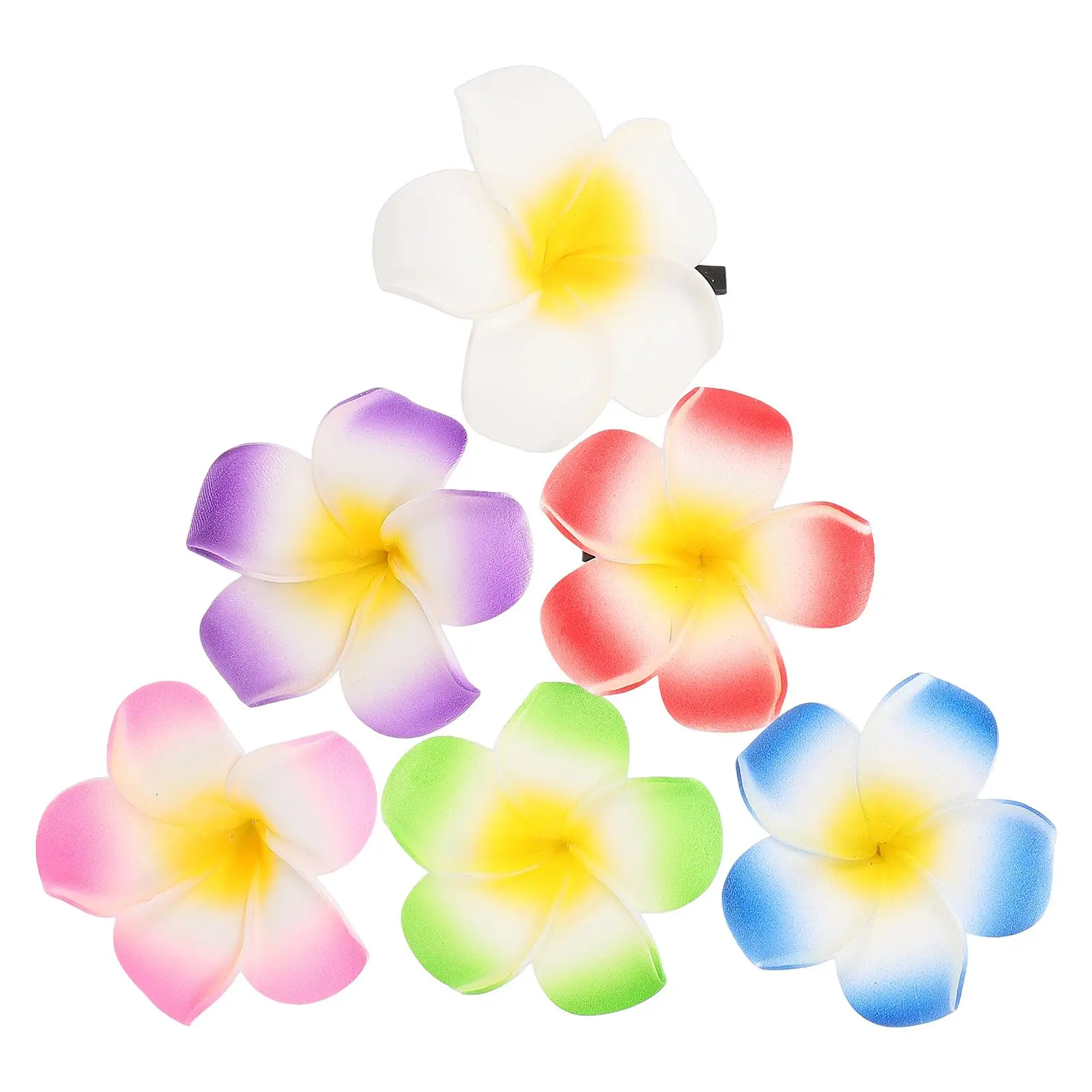 6PCS Flower Clips Plumeria Barrettes Flowers Side Clamp Women Beach Party Wedding Accessories Styling Foam Reusable
6PCS Flower Clips Plumeria Barrettes Flowers Side Clamp Women Beach Party Wedding Accessories Styling Foam Reusable