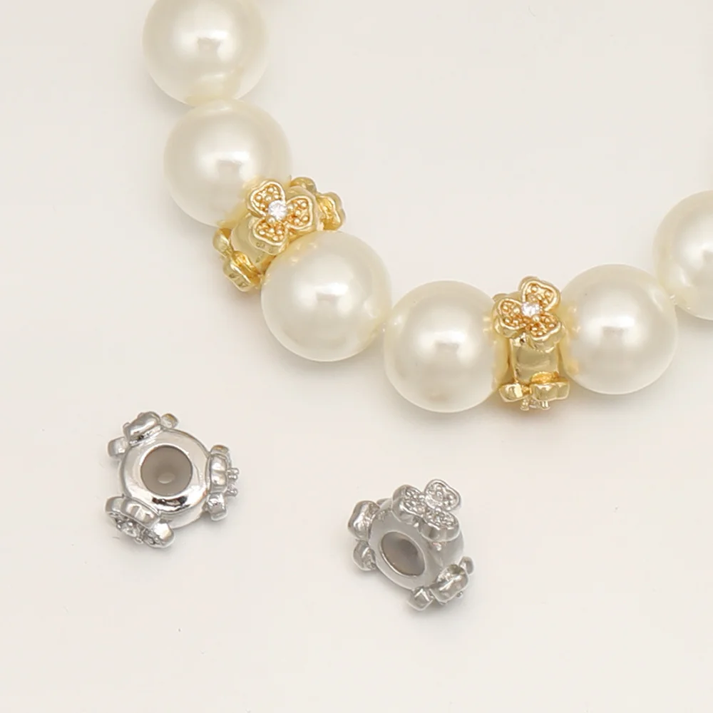 Cordial Design 10*10MM 50Pcs Jewelry Accessories/Flower Septal Beads/Hand Made/Copper/CZ Rhinestone Spacers/DIY Making #102822
Cordial Design 10*10MM 50Pcs Jewelry Accessories/Flower Septal Beads/Hand Made/Copper/CZ Rhinestone Spacers/DIY Making #102822