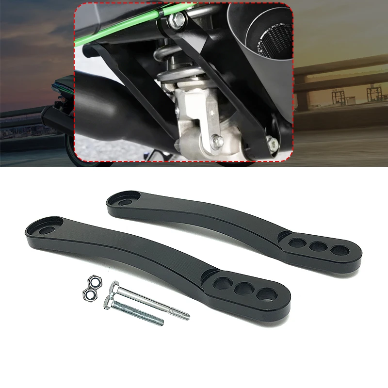 Motorcycle Aluminum Suspension Lowering Linkage Kit Drop Links For KAWASAKI ZX-14R ZX14R ZX14 ZZR 1400 ZX-14R 2006-2020 2019
Motorcycle Aluminum Suspension Lowering Linkage Kit Drop Links For KAWASAKI ZX-14R ZX14R ZX14 ZZR 1400 ZX-14R 2006-2020 2019