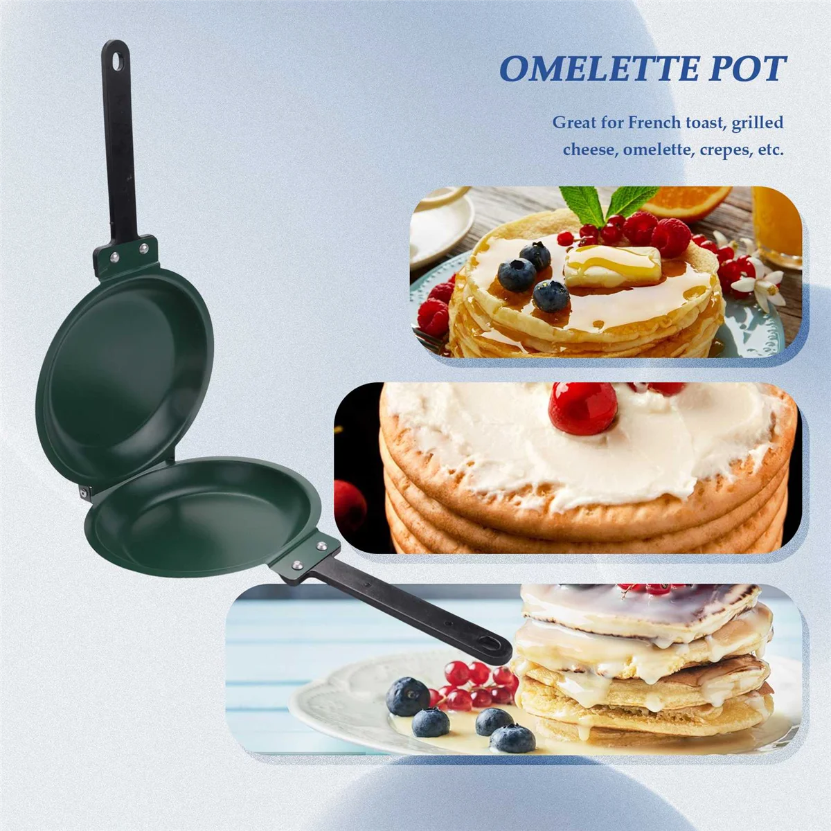 A32P_DIY Non-Stick Pan, Double-Sided Frying Pan Frying Pan Breakfast Pan, Gas and Induction Cooker Universal
A32P_DIY Non-Stick Pan, Double-Sided Frying Pan Frying Pan Breakfast Pan, Gas and Induction Cooker Universal