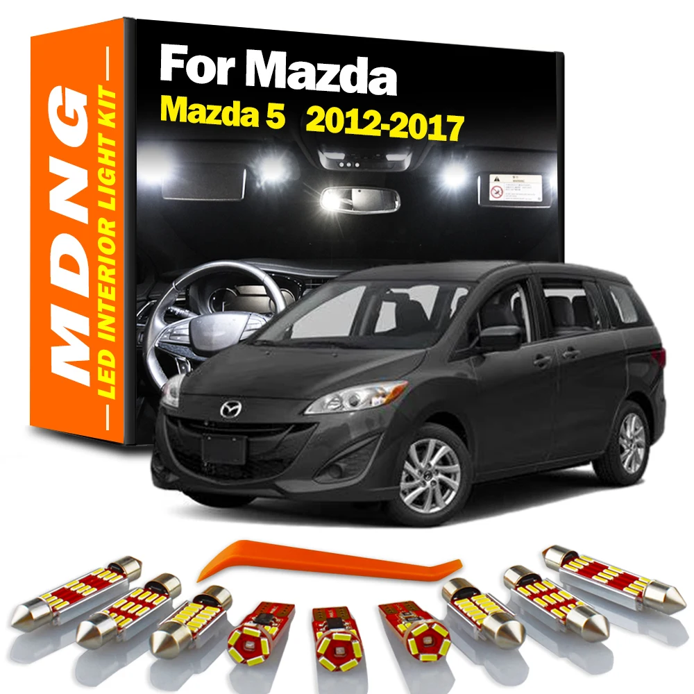 MDNG 10Pcs Canbus Car LED Interior Map Reading Dome Trunk Light Kit For Mazda 5 2012 2013 2014 2015 2016 2017 License Plate Lamp
MDNG 10Pcs Canbus Car LED Interior Map Reading Dome Trunk Light Kit For Mazda 5 2012 2013 2014 2015 2016 2017 License Plate Lamp