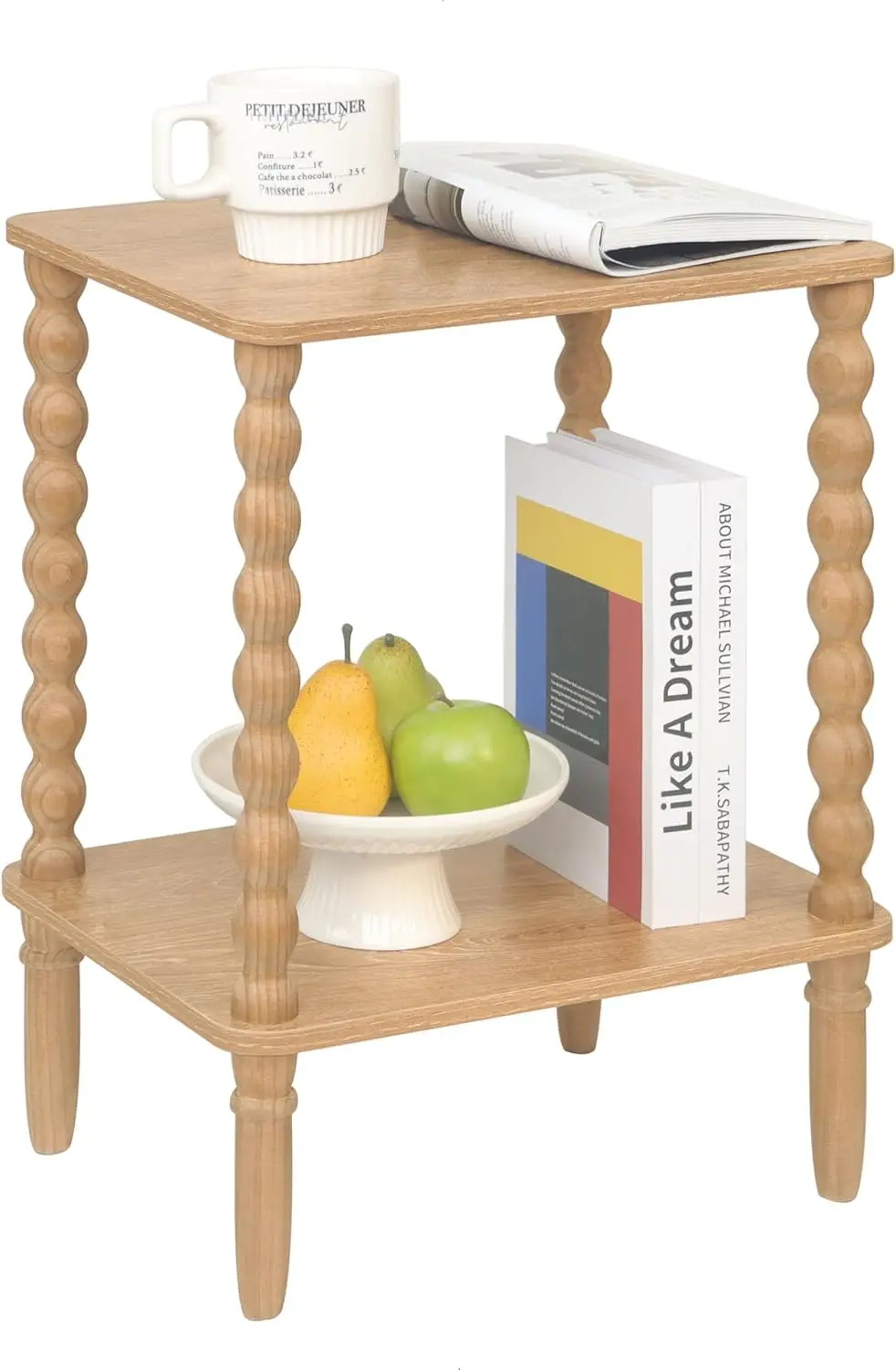 Small End Table, Couch Side Table with 2-Tier Storage Shelf, Wood Coffee Table for Bedroom, Living Room, Small Spaces (Rustic
Small End Table, Couch Side Table with 2-Tier Storage Shelf, Wood Coffee Table for Bedroom, Living Room, Small Spaces (Rustic