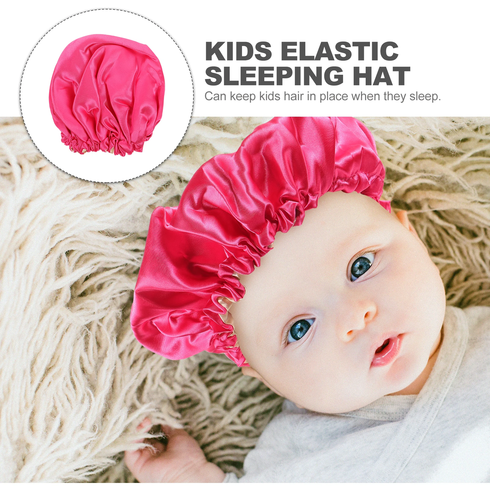 Silk Sleep Bonnet Kids Bath Cap Elastic Night Hat Double Layer Shower Face Hair Style Neat Long Use Adjustable Design Suitable
Silk Sleep Bonnet Kids Bath Cap Elastic Night Hat Double Layer Shower Face Hair Style Neat Long Use Adjustable Design Suitable