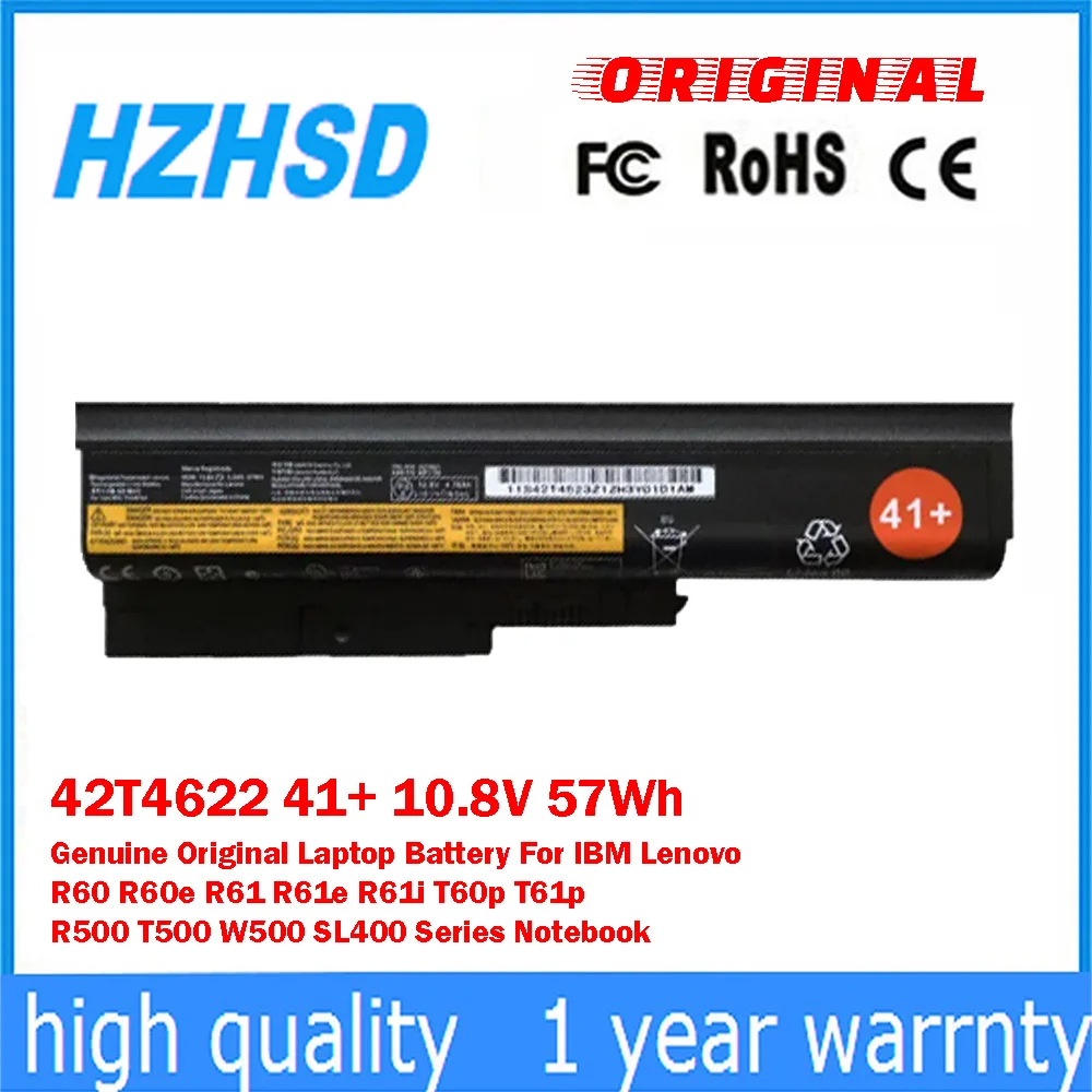 42T4622 41+ 10.8V 57Wh Оригинальная батарея для ноутбуков Lenovo серий R60, R60E, R61, R61E, R61i, T60P, T61P, R500, T500, W500, SL400
42T4622 41+ 10.8V 57Wh Оригинальная батарея для ноутбуков Lenovo серий R60, R60E, R61, R61E, R61i, T60P, T61P, R500, T500, W500, SL400