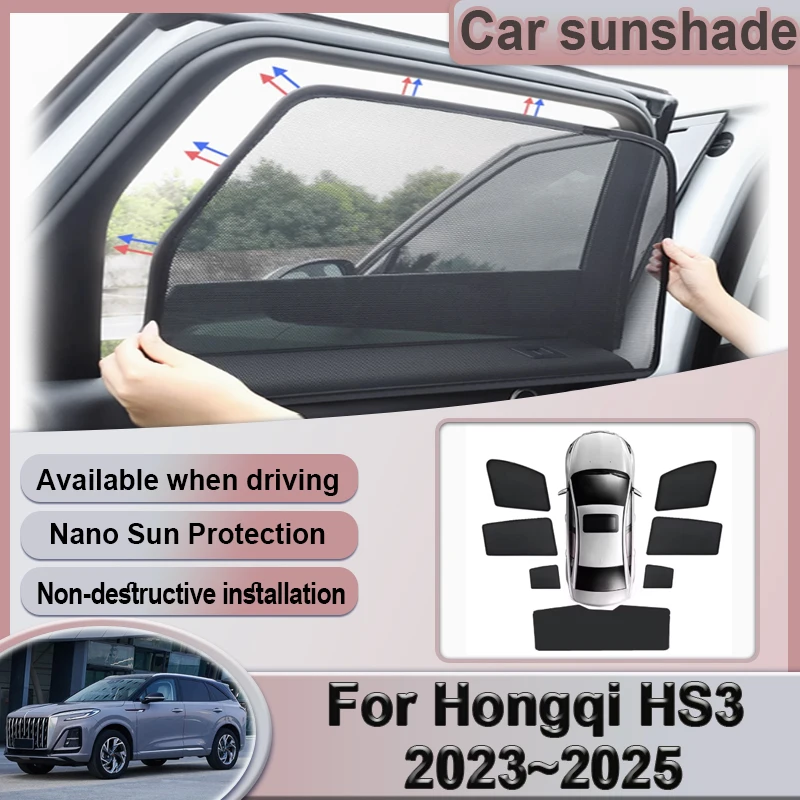 Для Hongqi HS3 2024 2023 ~ 2025 автомобильные сетчатые солнцезащитные козырьки солнцезащитный крем магнитное окно солнцезащитный козырек шторы затеняющие чехлы аксессуары
Для Hongqi HS3 2024 2023 ~ 2025 автомобильные сетчатые солнцезащитные козырьки солнцезащитный крем магнитное окно солнцезащитный козырек шторы затеняющие чехлы аксессуары