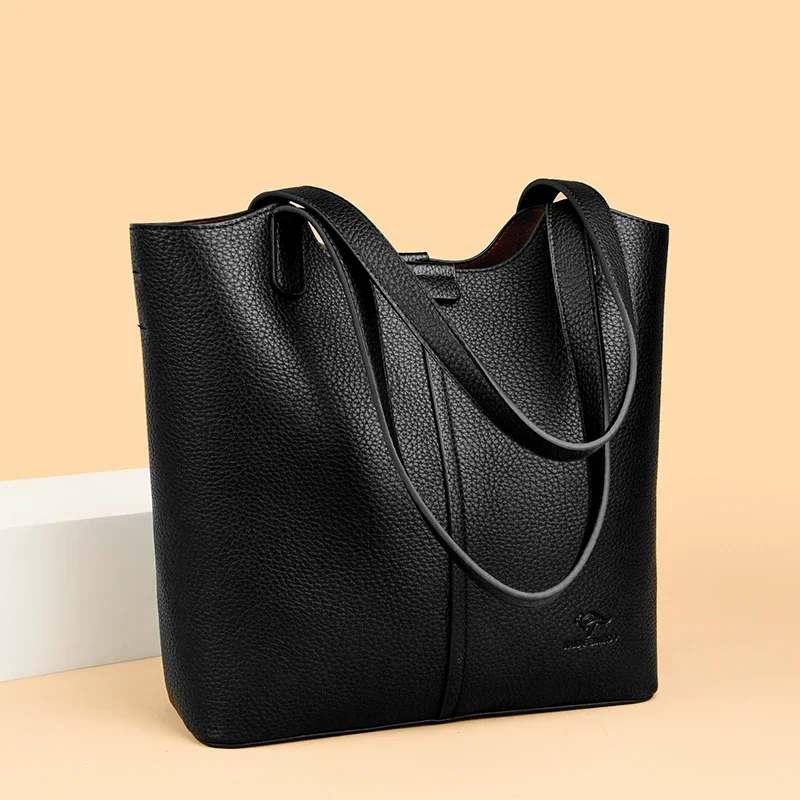 High Quality Leather Women's Handbag Ladies Shoulder Crossbody Bag Casual Top-Handle Bags Female Purse Messenger Commuter Sac
High Quality Leather Women's Handbag Ladies Shoulder Crossbody Bag Casual Top-Handle Bags Female Purse Messenger Commuter Sac
