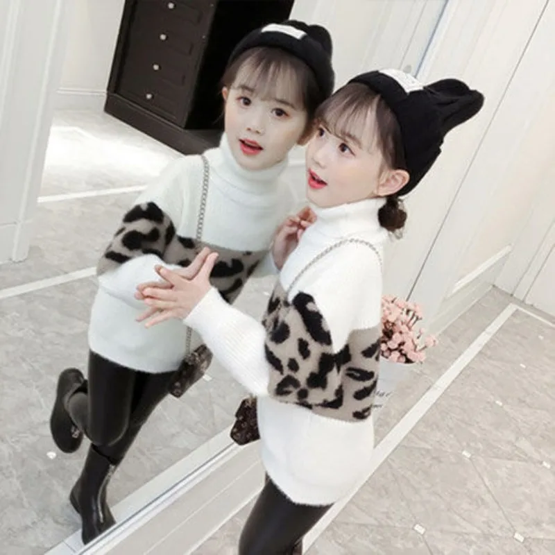 Girls Sweater Thickened Autumn/Winter New Fashionable Versatile Girls Striped Knitted Sweater Children's Top Knitted Sweater
Girls Sweater Thickened Autumn/Winter New Fashionable Versatile Girls Striped Knitted Sweater Children's Top Knitted Sweater