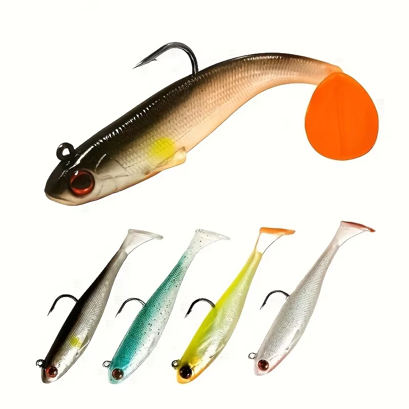 5 шт. предварительно оснащенные блесны для плавания с хвостом весла, рыболовные приманки с джиг-головкой для окуня, форели и панфи
5 шт. предварительно оснащенные блесны для плавания с хвостом весла, рыболовные приманки с джиг-головкой для окуня, форели и панфи