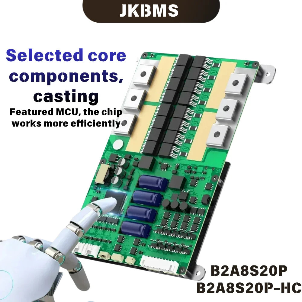 JKBMS SAMRT BMS B2A8S20P B2A8S20P-HC 4S 5S 6S 7S 8S 12V 24V BATTERY WITH 2A ACTIVE BALANCE HEAT FUNCTION ON SALE
JKBMS SAMRT BMS B2A8S20P B2A8S20P-HC 4S 5S 6S 7S 8S 12V 24V BATTERY WITH 2A ACTIVE BALANCE HEAT FUNCTION ON SALE
