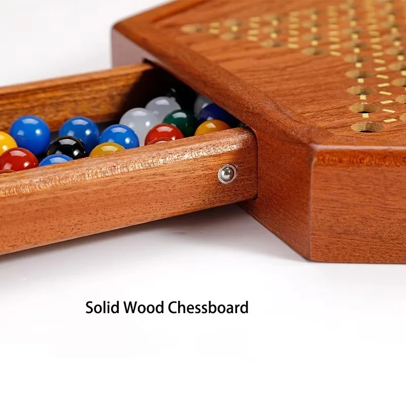 【Hot Item】1 Set Solid Wood Checkers Set - Agate Marble Checkers - Glass Ball Pachisi - Children's Strategic Puzzle Game
【Hot Item】1 Set Solid Wood Checkers Set - Agate Marble Checkers - Glass Ball Pachisi - Children's Strategic Puzzle Game