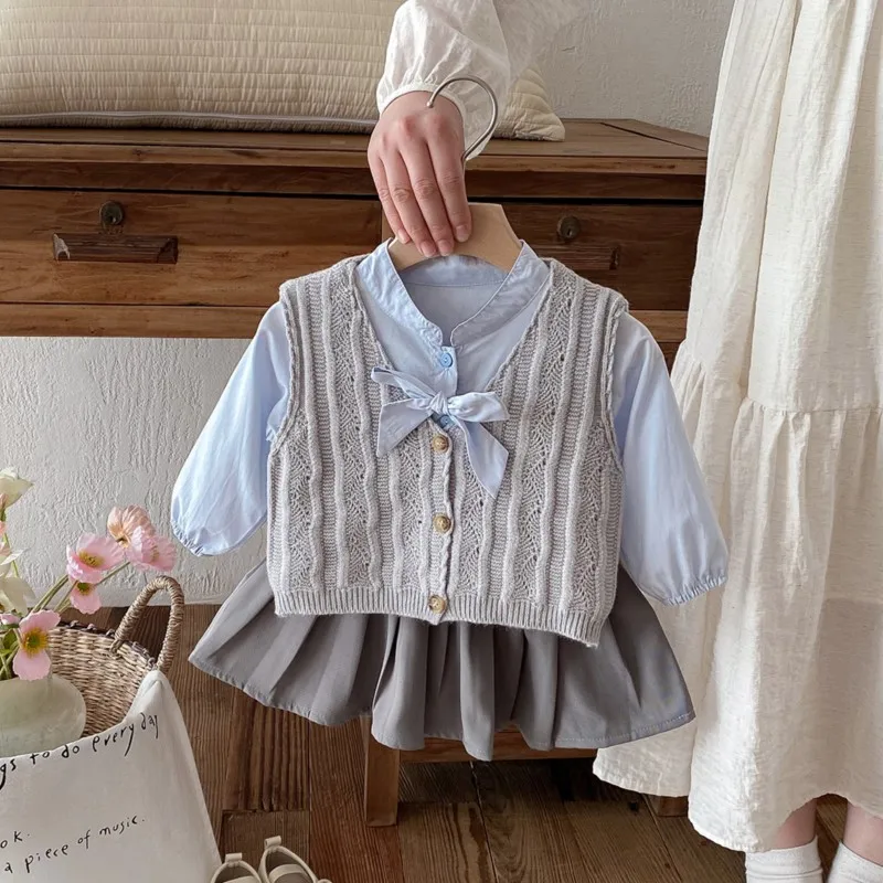 Newborn Baby Girl Bow Shirt+Pleated Skirt 2PCS Infant Toddle Child Sweatshirt Clothes Set Spring Autumn Casual Baby Clothes 0-2Y
Newborn Baby Girl Bow Shirt+Pleated Skirt 2PCS Infant Toddle Child Sweatshirt Clothes Set Spring Autumn Casual Baby Clothes 0-2Y