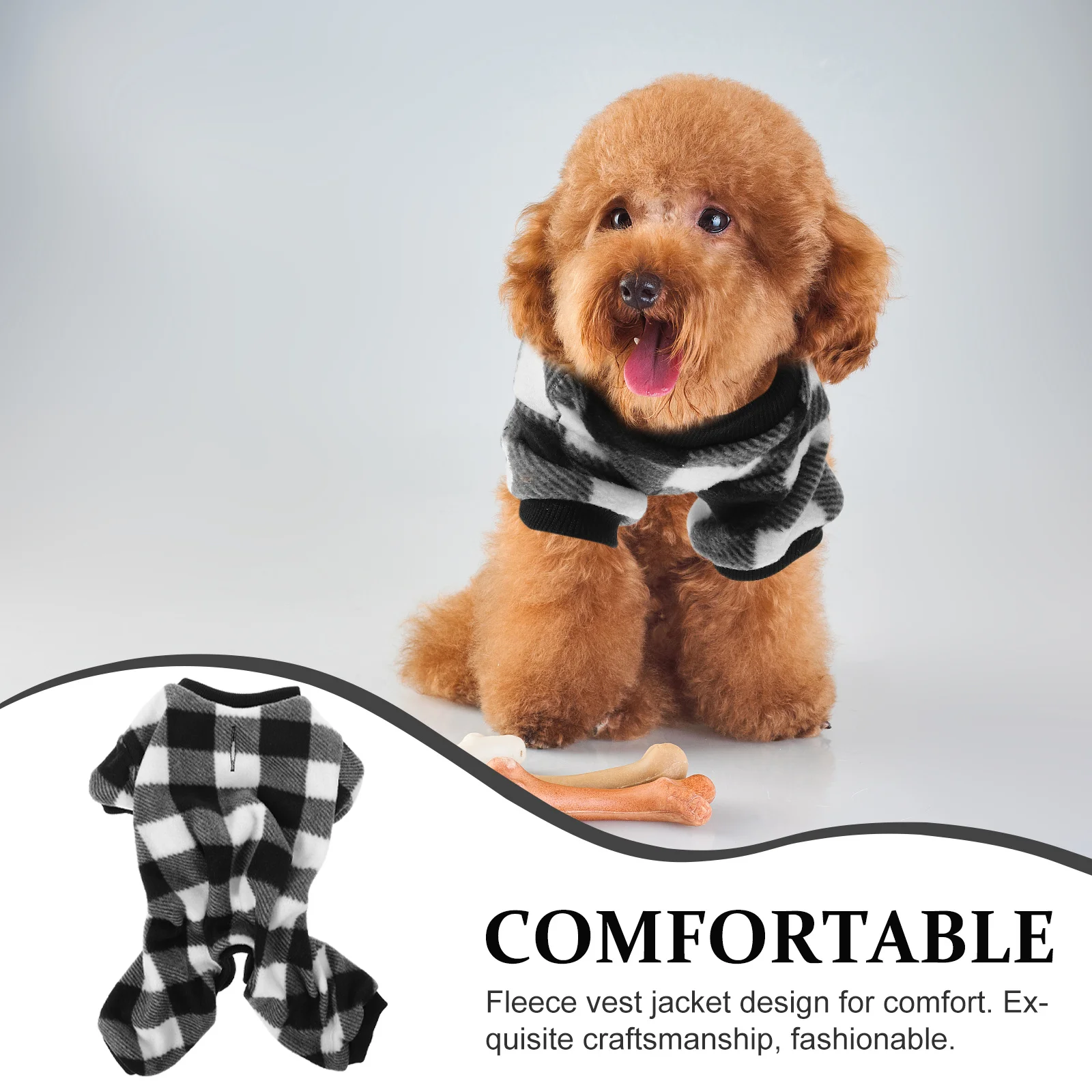 Comfortable Dog Vest Adorable Pet Winter Coat Warm Puppy Jacket S Durable Material Breathable Design Exquisite Craftsmanship
Comfortable Dog Vest Adorable Pet Winter Coat Warm Puppy Jacket S Durable Material Breathable Design Exquisite Craftsmanship