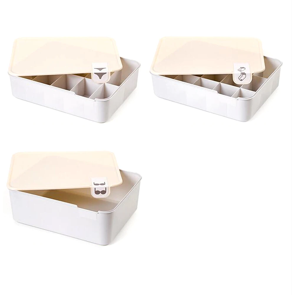 Underwear Storage Box Clothing Organizer Plastic Panties Holder Socks Container Wardrobe Tie Bra Hosiery Scarf Gloves
Underwear Storage Box Clothing Organizer Plastic Panties Holder Socks Container Wardrobe Tie Bra Hosiery Scarf Gloves