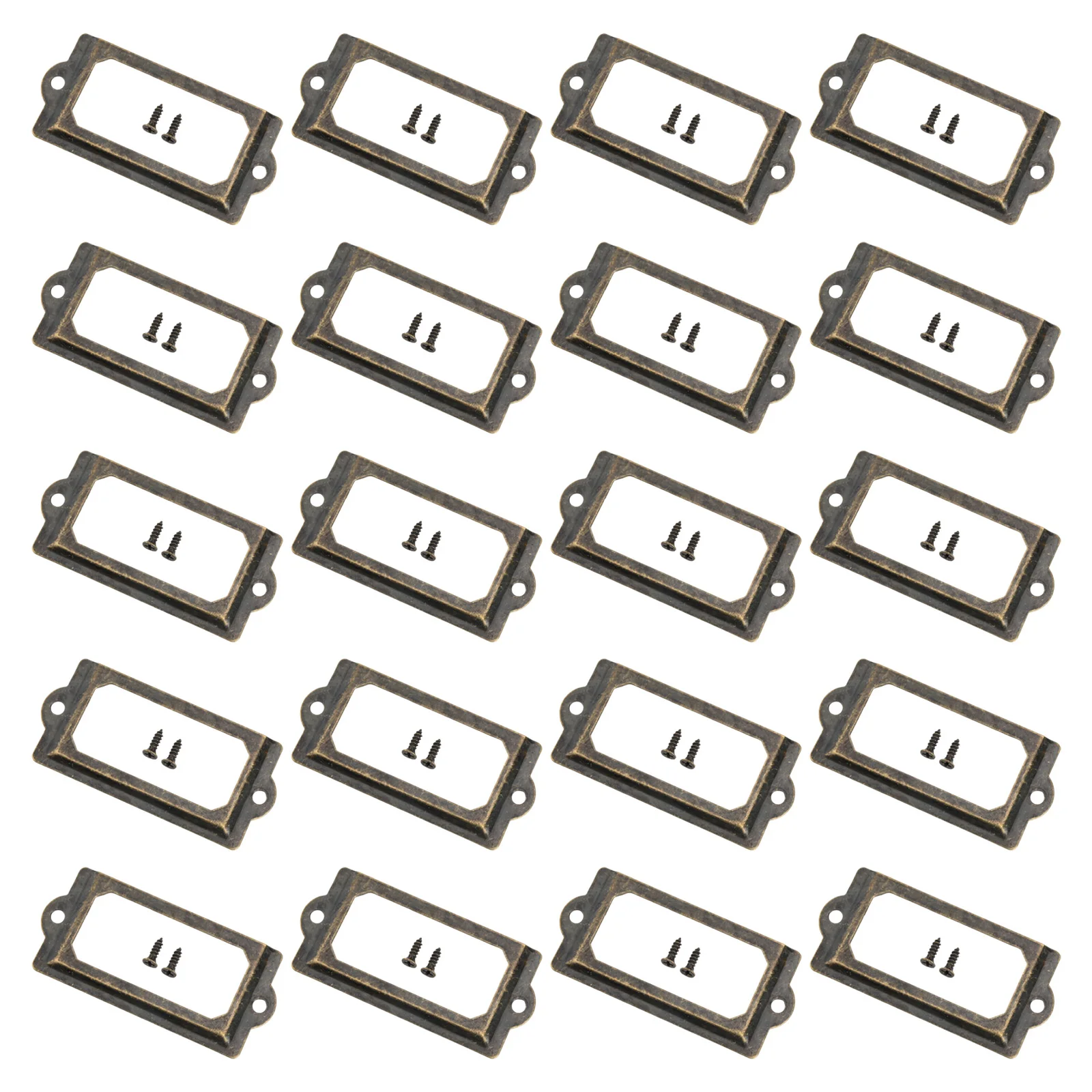 Handle Label Box Drawer File Frame Furniture Brass Replacement Cabinet Card Hardware Holder Home 20Pcs 70*33mm
Handle Label Box Drawer File Frame Furniture Brass Replacement Cabinet Card Hardware Holder Home 20Pcs 70*33mm