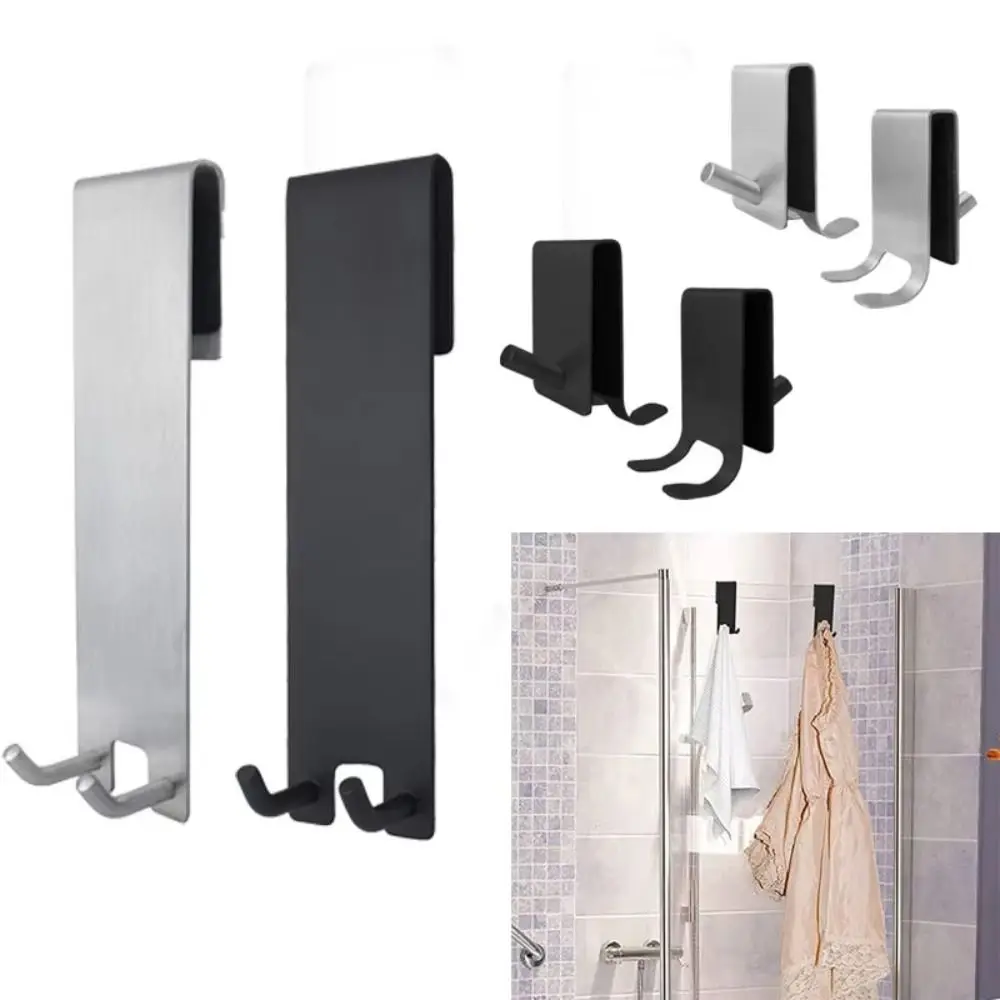 Stainless Steel Shower Door Back Hook Punch-free Anti-Slip Over Glass Door Towel Rack Waterproof Practical Bathroom Long Hook
Stainless Steel Shower Door Back Hook Punch-free Anti-Slip Over Glass Door Towel Rack Waterproof Practical Bathroom Long Hook
