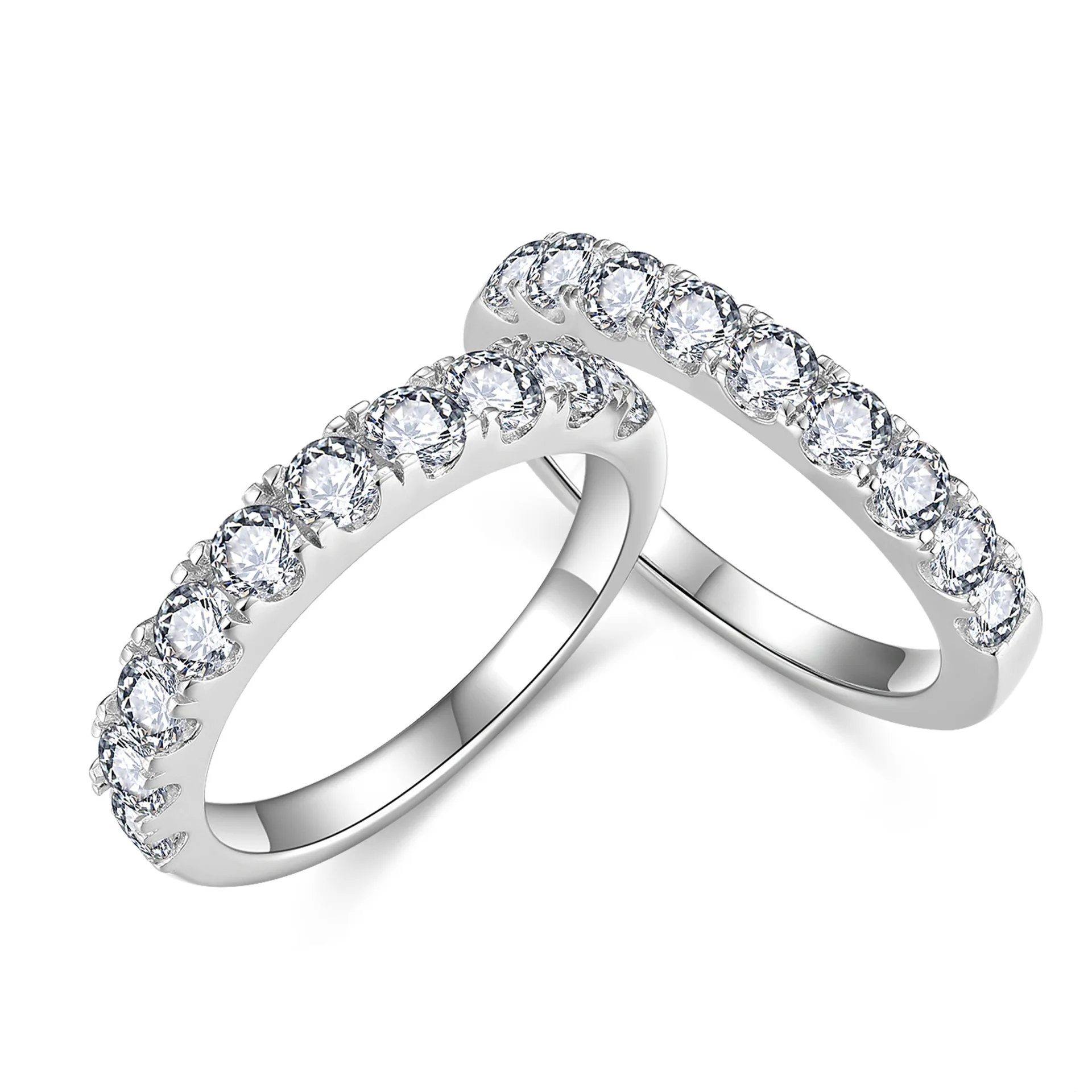 Classic 10 Diamond 3.0mm Row Ring S925 Silver Plated 18k Gold Inlaid Moissanite Ladies Wedding Ring
Classic 10 Diamond 3.0mm Row Ring S925 Silver Plated 18k Gold Inlaid Moissanite Ladies Wedding Ring