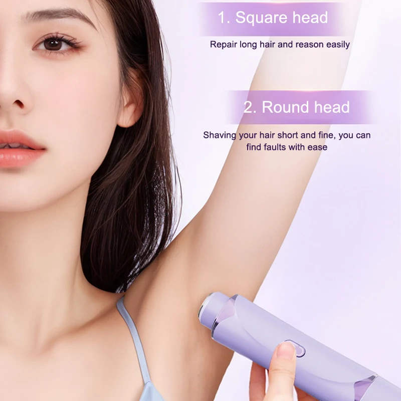 Double Head Removal Epilator Women Electric Razors Rechargeable Gentle Painless Shaer Machine Hair Remoer For Body Private Areas
Double Head Removal Epilator Women Electric Razors Rechargeable Gentle Painless Shaer Machine Hair Remoer For Body Private Areas