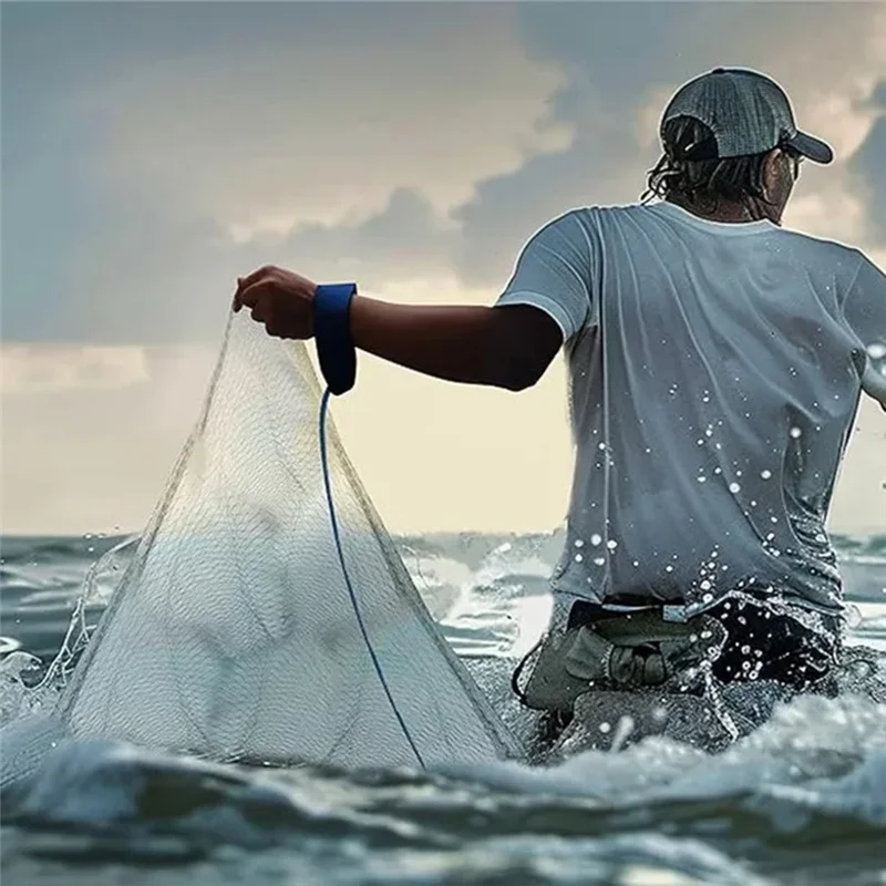 AA88 Saltwater Fishing Cast Net For Bait Trap Fish 4/5/6 Ft Radius Casting Nets With Heavy Duty Zinc Sinker Weight
AA88 Saltwater Fishing Cast Net For Bait Trap Fish 4/5/6 Ft Radius Casting Nets With Heavy Duty Zinc Sinker Weight