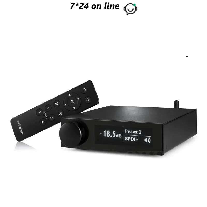 MiniDSP Flex Audio Processor 2x4 Decoding And Frequency Division EQ Room Correction Bluetooth USB Audio interface
MiniDSP Flex Audio Processor 2x4 Decoding And Frequency Division EQ Room Correction Bluetooth USB Audio interface