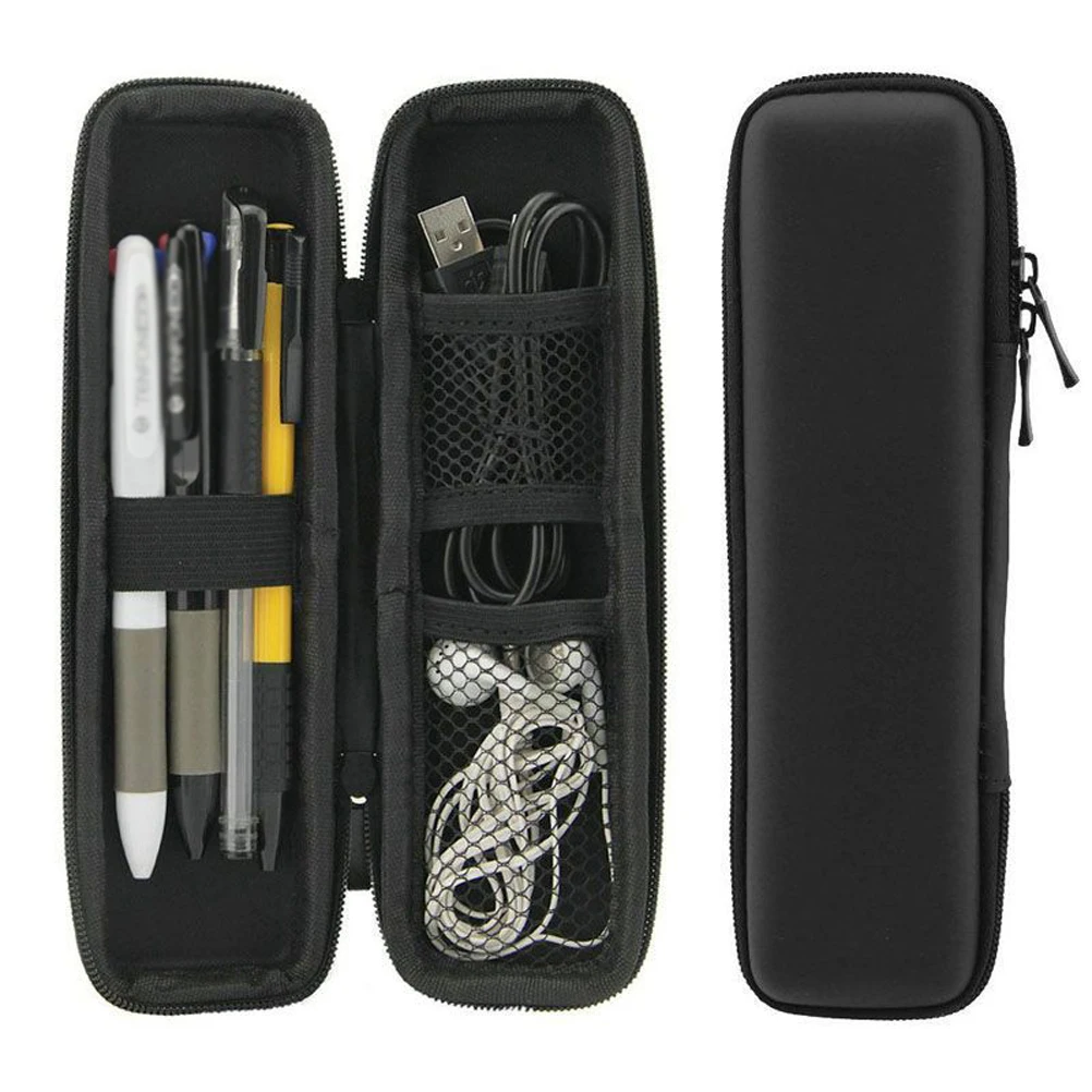 Pencil Box Storage Bag Protective Case for H Writing Pens Double Zipper Compact Plastic Elastic Strap Mesh Pocket Storage 
Pencil Box Storage Bag Protective Case for H Writing Pens Double Zipper Compact Plastic Elastic Strap Mesh Pocket Storage
