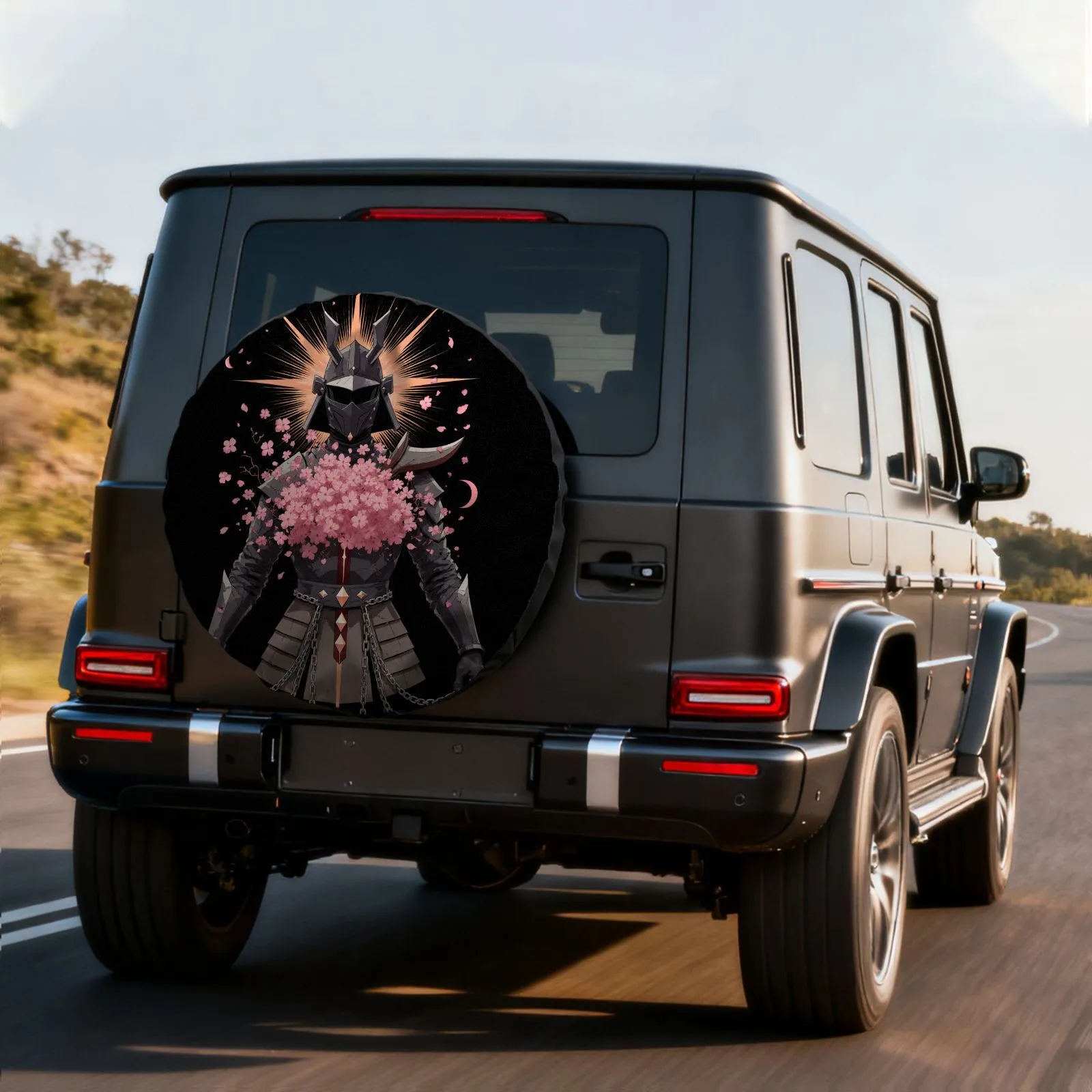 Samurai Cherry Blossom Spare Tire Cover Polyester Waterproof SUV Trailer Protection
Samurai Cherry Blossom Spare Tire Cover Polyester Waterproof SUV Trailer Protection