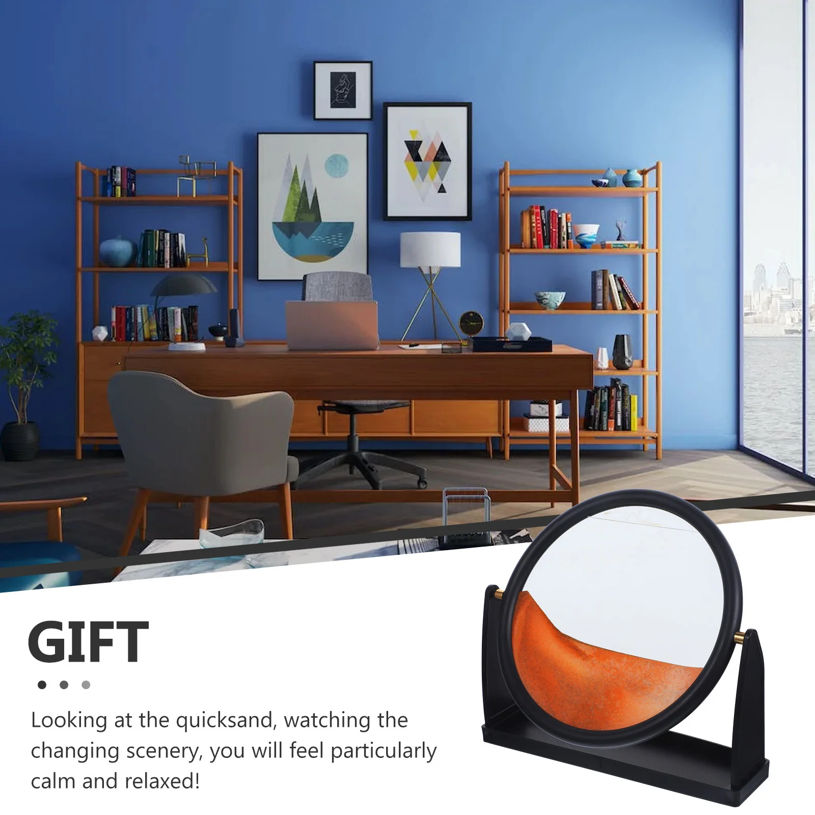 3D Moving Sand Painting Decor Quicksand Hourglass With Vivid Changing Scenery Scratch Resistant Glass Desktop Ornament For Home
3D Moving Sand Painting Decor Quicksand Hourglass With Vivid Changing Scenery Scratch Resistant Glass Desktop Ornament For Home