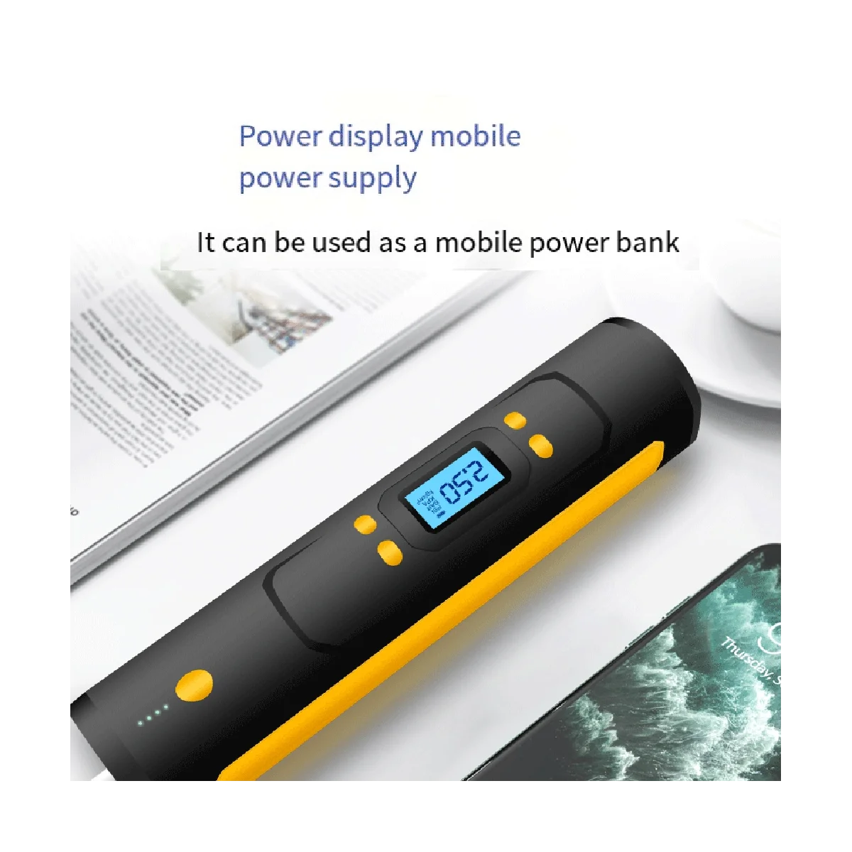 11.1V Car Inflator Pump Portable Handheld Wireless Charging Digital Display with Light Car Motorcycle Multifunction
11.1V Car Inflator Pump Portable Handheld Wireless Charging Digital Display with Light Car Motorcycle Multifunction